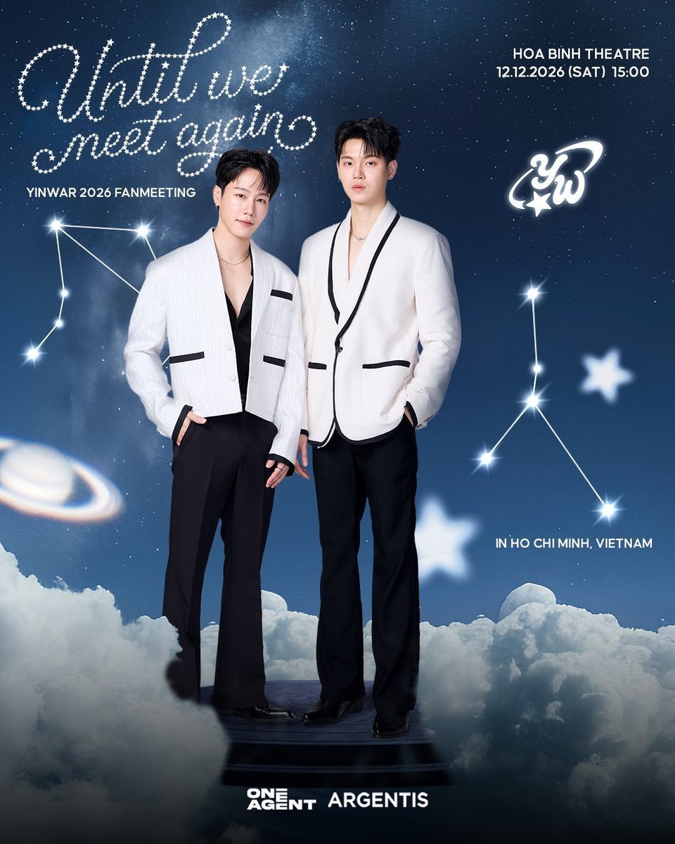nikkan_chike's tweet photo. YINWAR 2026 FANMEETING IN HO CHI MINH [Until again meet we] 👑🇻🇳
🗓️ 【SCHEDULE】
 * 2026年12月12日 (土) 15:00 開演
📍 【VENUE】
 * Hoa Binh Theatre (ホーチミン)
💎 【TICKETING OPTIONS & SEATING】
 * VIP席 / 特典付きエリア ほか各種指定席
ご希望の条件については、今すぐDMにてご連絡ください
（※万が一DMの返信がない場合は、こちらの投稿のコメント欄に [DM] と残してください）
#YinWar #インウォー #YinAnan #WarWanarat #YinWarFMInHCM #タイファンミ #ベトナム公演 #ホーチミン公演 #海外コン代行 #チケット代行 #代理チケッティング #チケッティング代行 #チケット買付 #チケジャム #神席 #良席 #양도 #대리티켓팅 #티켓대행 #WTS #WTE