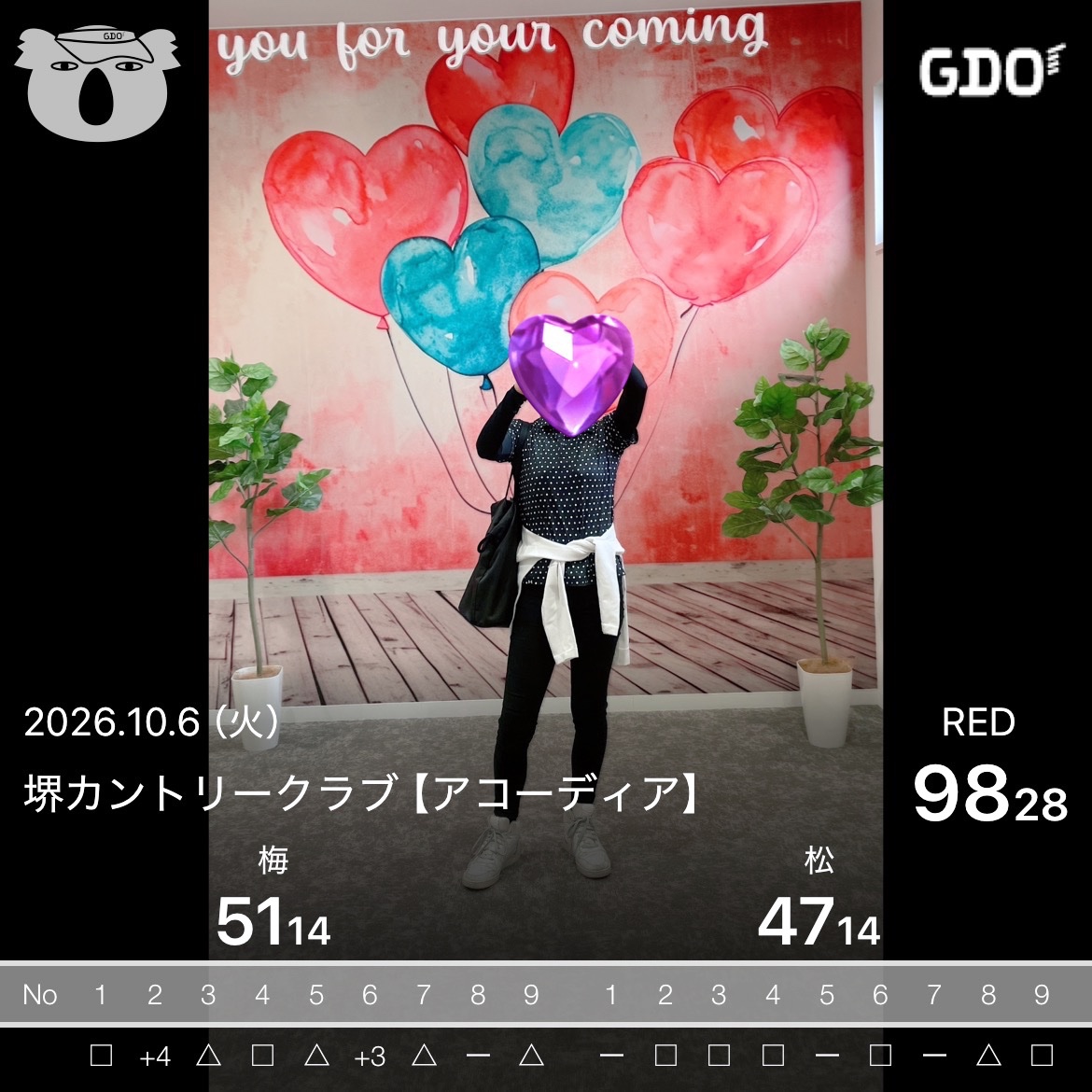 kairi_golfenjoy's tweet photo. 初めての一人予約＆早朝スルー〜🎶
小雨の降る中、ハッスルしましたが
90切れませんでした😭

結果はイマイチだったけど、
久しぶりのゴルフ、楽しかった〜⛳️💕

また頑張ろう🤗 https://t.co/eBRDTVDxQF