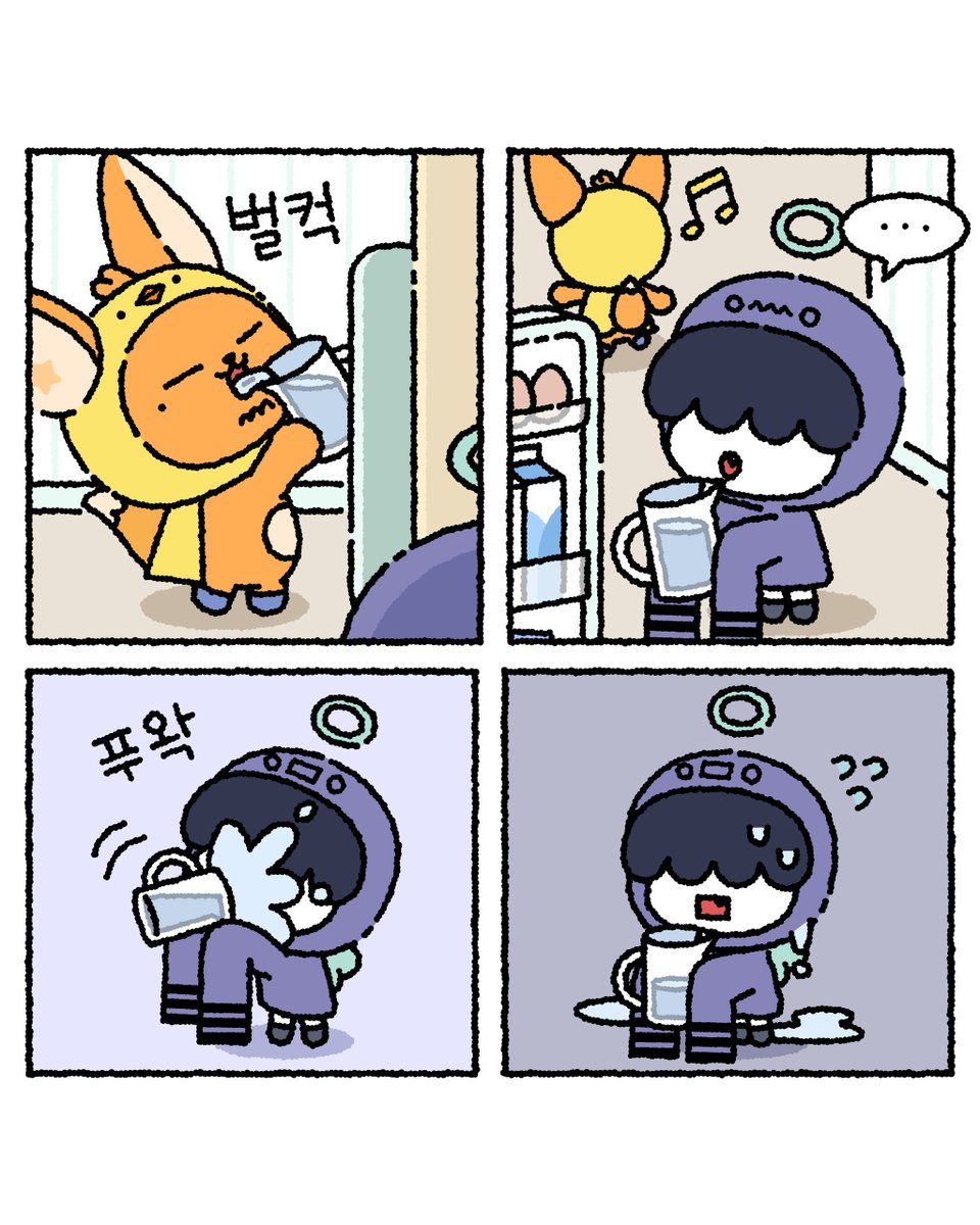 PPULBATU_TXT's tweet photo. [껌딱지 편]

절대 황춘이가 선물 줬다고 좋아하는 건 아니야아... https://t.co/g0DJ8WcvjR