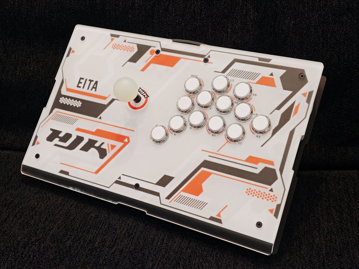 HJKGamingADY's tweet photo. This one is for @eita_1988 ,with the jump change buttons,japanese Pro more and more like thestick part without jump,so they let me make this~#FGC #HJK #HITBOX #MIXBOX #FIGHTSTICK #Streetfighter6 https://t.co/hkvjLjLX3j