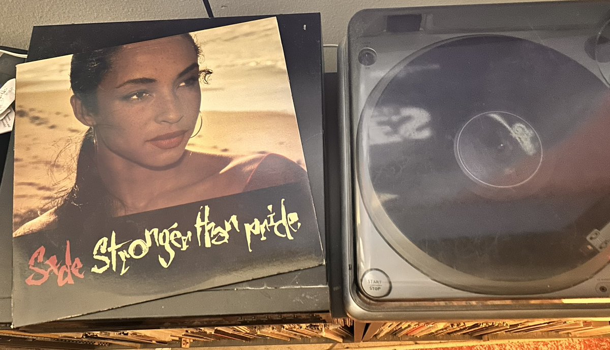 DailyTurntable's tweet photo. Day 278 - Spinning at Daily Turntable, Sade - Stronger Than Pride. Released in 1988, this was their third studio album. It serves as the band's first completely self-produced project, capturing a uniquely understated sound that blends soul, funk, and smooth jazz. https://t.co/qZtbjg7zGm