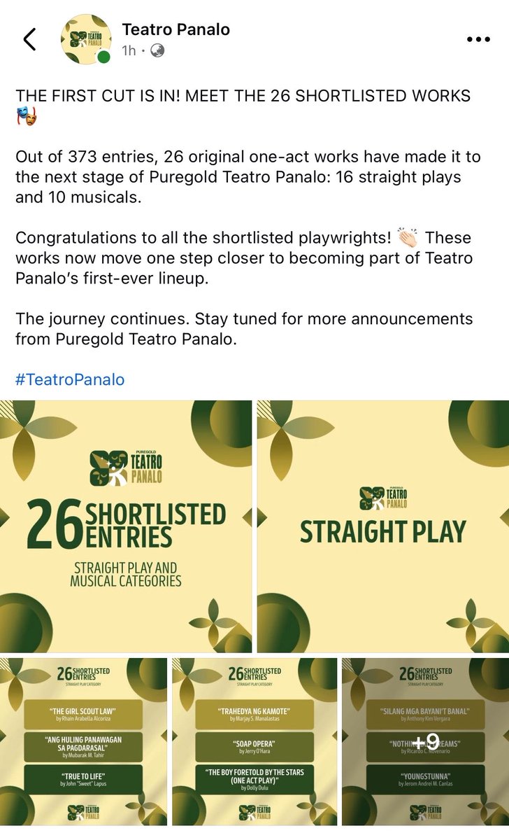 quiannavd's tweet photo. the @Puregold_PH festival continues bc may teatro panalo rin sila, which will run from feb to march 2027. 

and interesting because andaming entries?

big event for theatre goers like me 😁 kitakits sa tanghalan!!! 👀

at oras na para mag-ipon ulit 😹 https://t.co/YjgLI6uFCI