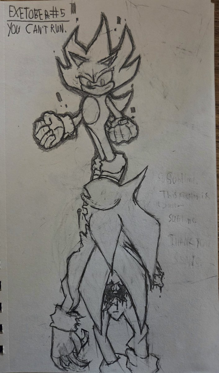 maize_the86093's tweet photo. EXETOBER DAY 4+5
PUPPET STRINGS AND YOU CANT RUN.
-------------------------------------
Lalalalala la I was super late on ts mb, its a wip that I dont wanna finish. #exetober #sonic https://t.co/NOMnAhIP6O