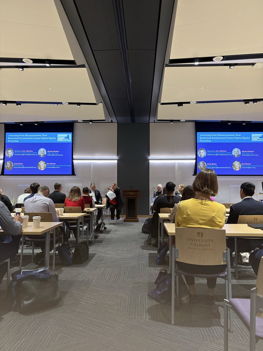 amlanesey's tweet photo. ICYMI Proud of everyone who made the NYS Digital Equity Network conference in Albany possible! 

Computers, internet access, and digital skills open doors to jobs, healthcare, education, and community. That’s why we do this work. #DIW2026 #Nysden  #Deccr @CanCodeOrg https://t.co/ICrhx6jQli