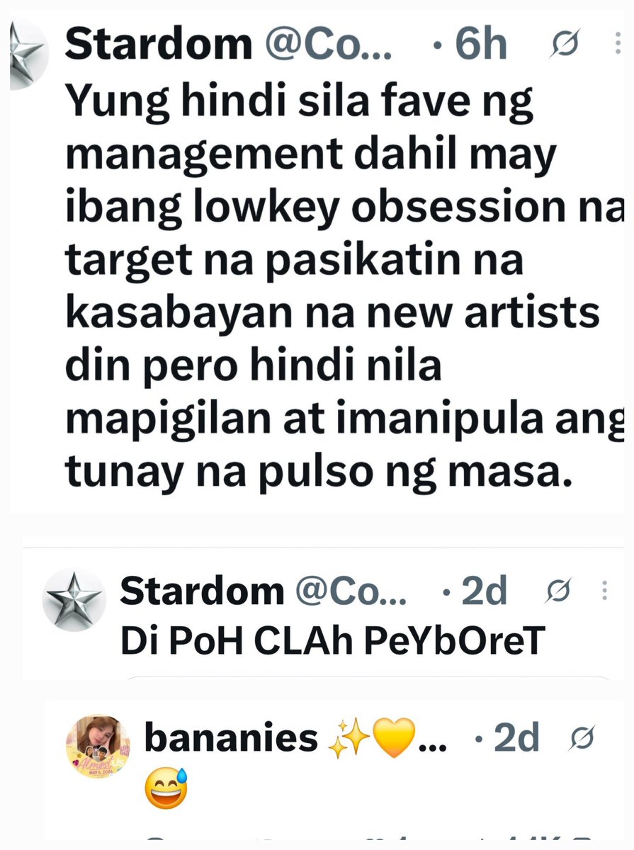 RealTalkjqa4's tweet photo. rcheck mo, puro nga ai/heir ng sterling fam ang comment dun, di tulad sainyo na lagng nkkpgcompete, kyo nga lgi bda ang engagements tps nung ky Kai ang marmi, bglng mayabng na, remmber lumabas yng abt sa movie frm cs pro yung cofan mng si Stardom, tumalak, tolerate pa ng admin mo https://t.co/zpF1jRPa5l