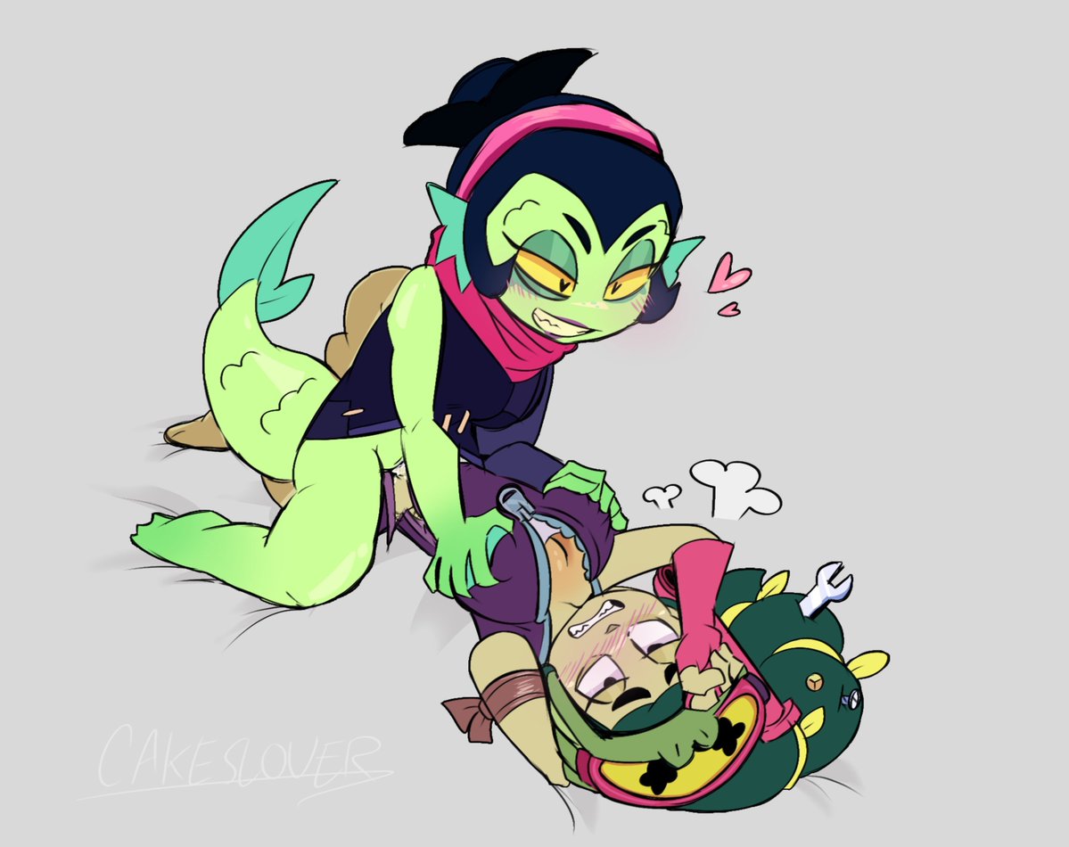 CakesLover64's tweet photo. Oh yeah, the art trade I did with a friend of mine

My part is at the left(Al¡ x W¡ll0w), while theirs is at the right(£kα x R€€d)

#brawlstarsnsfw
#funhousensfw
#smuthouse
#goonhouse https://t.co/o02COKHK8i
