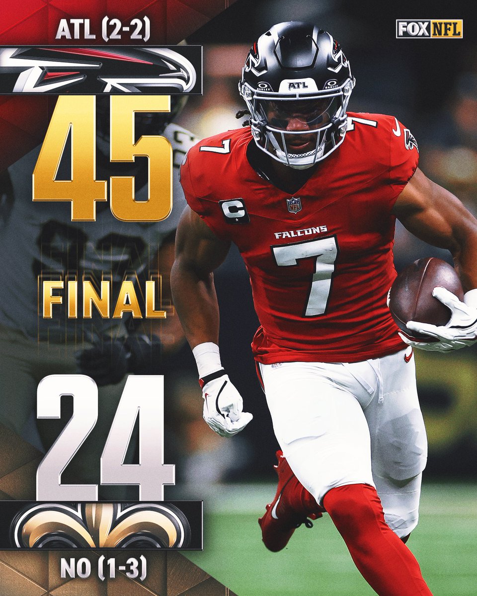 NFLonFOX's tweet photo. The Falcons dominate on MNF https://t.co/bCp5Uj8VSn