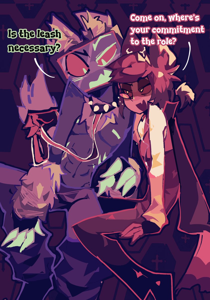 rollc4k3's tweet photo. #alvoxtober2026 day 5 - vampire and werewolves
[ #radiostatic #alvox ] https://t.co/PHJUuR02oh