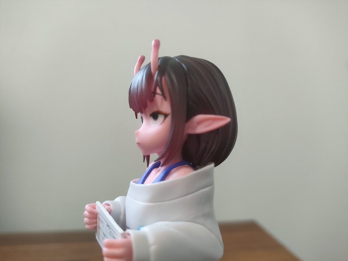 yuamu79's tweet photo. ミルキー　サブウェイのフィギュアを購入
マキナは作りが細い
チハルの横顔アニメとそっくり
なんか可愛いです。 https://t.co/vE1Eb1jjXB