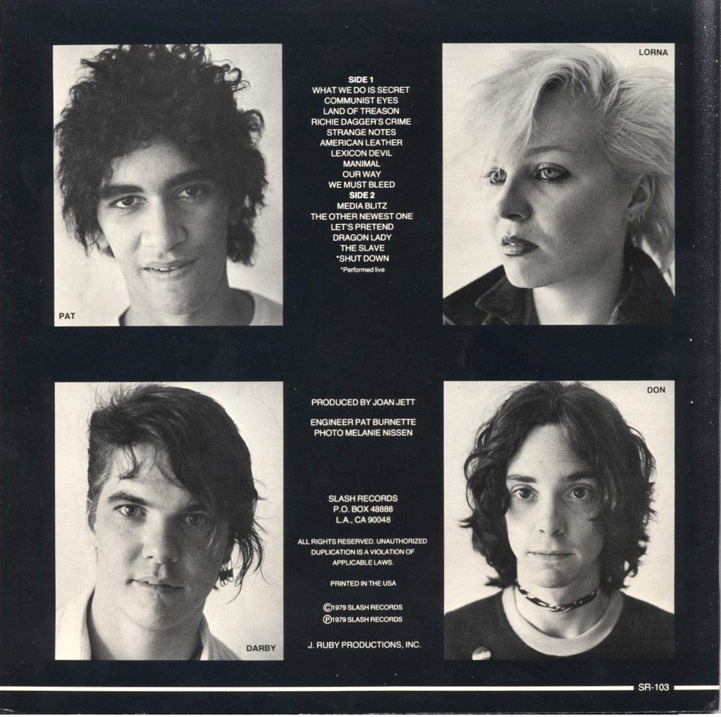 PunkRockStory's tweet photo. 47 years ago 
(GI) is the debut and only studio album by the American punk rock band the Germs, produced by Joan Jett and released in October 1979.

Cover photos by Melanie Nissen 

#punk #punkrock #hardcorepunk #germs #history #punkrockhistory https://t.co/VU3xs1nk9x