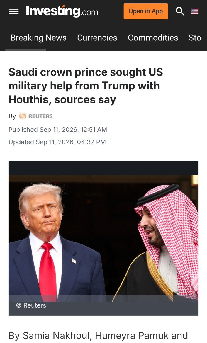 RomanSaeedJ's tweet photo. Pakistan’s role is limited to defending and protecting Saudi Arabia, interpret it however you like. But if this is really about Israel, why did the Houthis meet U.S. officials in Oman last month and seek U.S. neutrality, while indicating they would not target American/Israeli ships in the Red Sea? Their stated focus was Saudi Arabia. And shortly afterward, Trump declined to intervene on Saudi Arabia’s behalf. The sequence speaks for itself.

Here read this: 
https://t.co/Hpua81tH1P

And this:-
https://t.co/Fm1fUlZIZ6