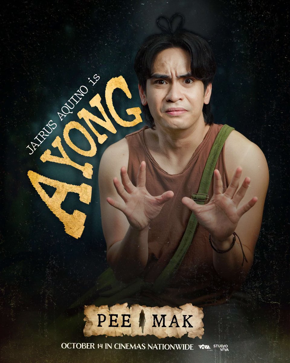 CityMallCinema_'s tweet photo. Itchy palm or sticky fingers? Either way, he’s securing the bag! 🪙 👀
Catch Jairus Aquino as AYONG in #PeeMakPH! Coming to cinemas nationwide on OCTOBER 14! Get your popcorn ready! 🍿🎟️
#CityMallPH #CityMallCinema https://t.co/ou8DfUgjyy