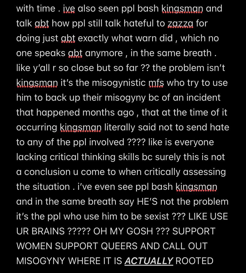 dontdiveme's tweet photo. rant bc i take misogyny seriously and hate it being directed towards the wrong person when there r actual misogynistic ppl in need of being called out and hated on instead https://t.co/VlevEaeUkR