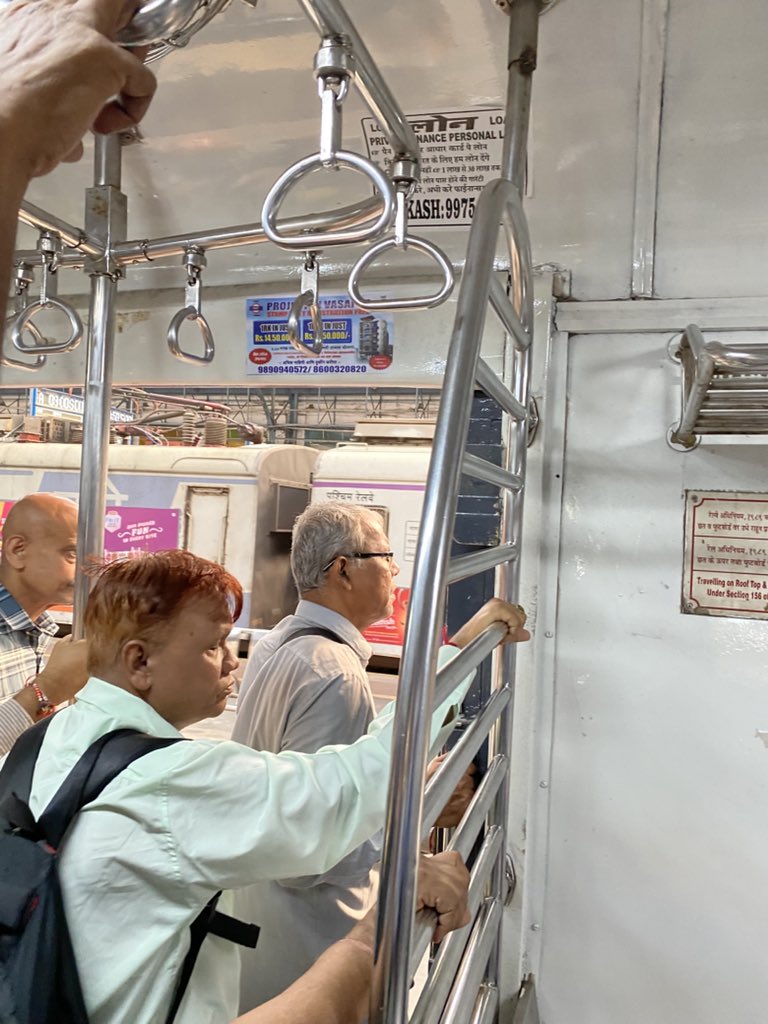 Janardankfs's tweet photo. @AshwiniVaishnaw Bogie 5181a&amp; all coaches of Mum Western Local are defaced with unauthorized stickers/posters. This is blatant vandalism of public property. 

Requesting @AshwiniVaishnaw @RailMinIndia to take strict legal action against offenders &amp; intensify the anti-defacement drive across WR. https://t.co/kEHSdxT8Al