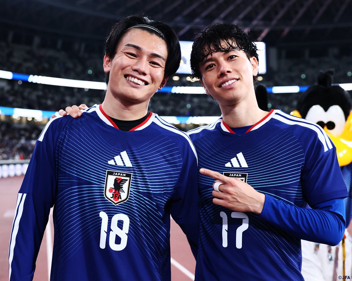 jfa_samuraiblue's tweet photo. 𝗕𝗜𝗚 𝗪𝗜𝗡✨

#サッカー日本代表 https://t.co/zgMmIf7DaP