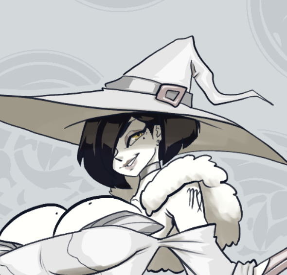 dragonfetus1's tweet photo. @Hollow_Arts_16 has several AU for his witch Aurora, I created this one that lives in the D&amp;D world. She is Aurora Sage. https://t.co/Wo3aY49lXp