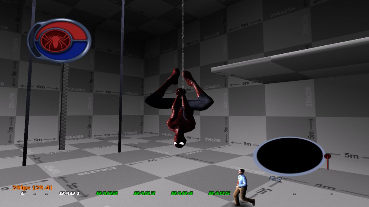 NebuLynxe's tweet photo. I got my paws on a Spider-Man 3 prototype for the Xbox 360, dated 3/2/2006, will dump online soon. Take these screenshots. This whole build is VERY different. https://t.co/AHCo210dE3