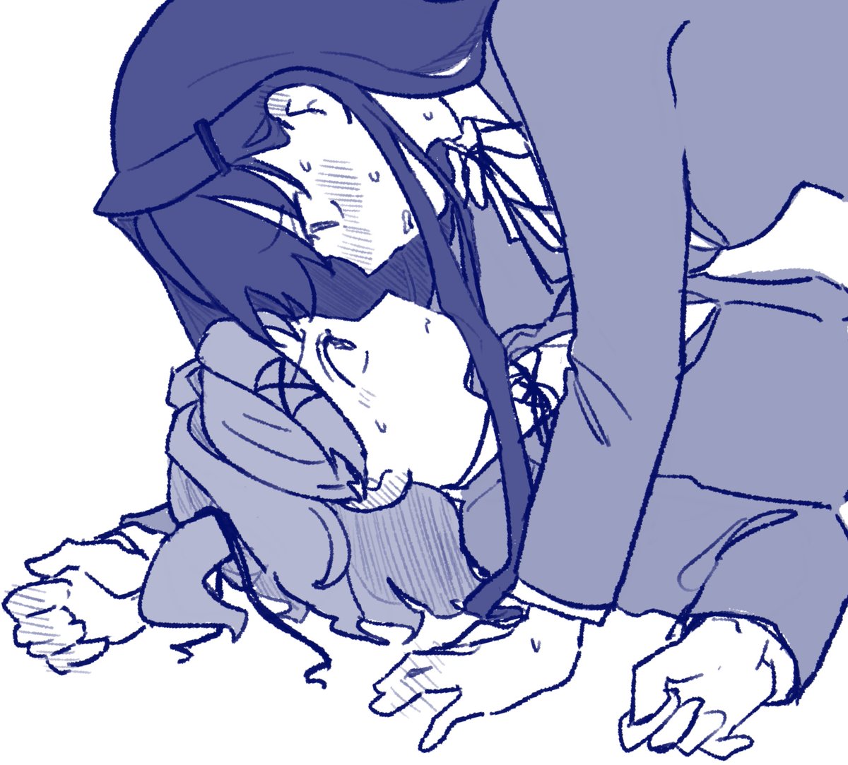 yakusaji8932's tweet photo. 転んじゃった！
#DokiDokiLiteratureClub https://t.co/jQHXKel41l
