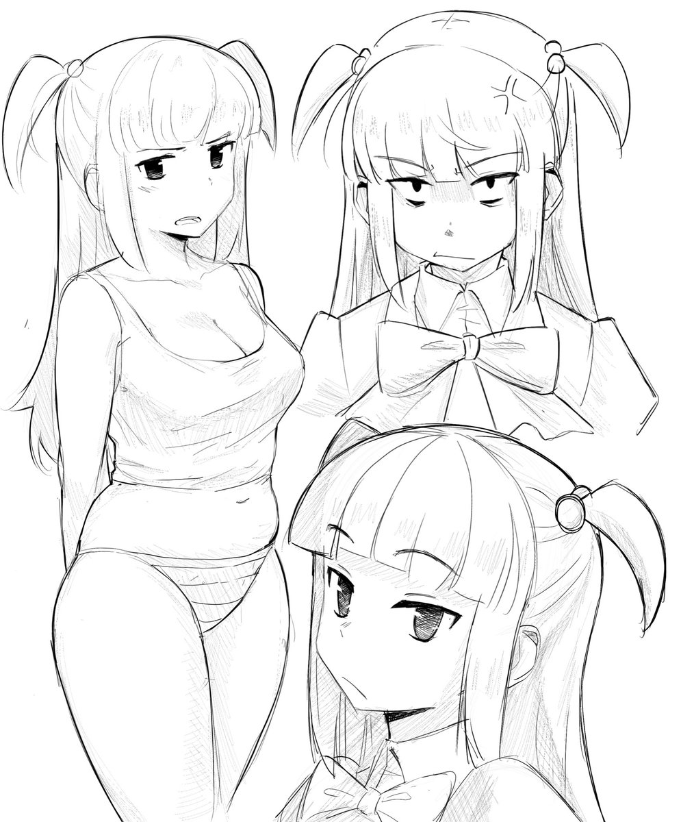 Ukatpo's tweet photo. Another set of Ange sketches! https://t.co/OPa8fbKIAa