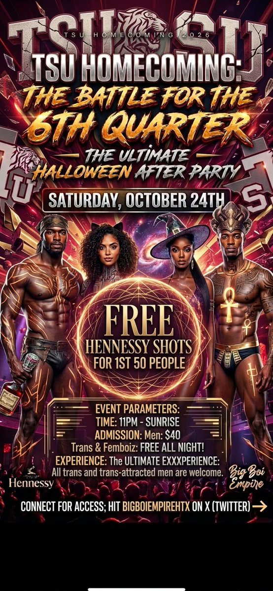bigboiempirehou's tweet photo. Can't put #halloween/#homecoming sex party up too soon on sniffies but trust party will go live this weekend. If u a freak, love trans women and fem boys, or tx southern alumni tap in. Sex party will be lit. #htxfreaks #houstonmeetup #dltop #transwomen #deepthroat #txsouthern https://t.co/0EJ4mLID15
