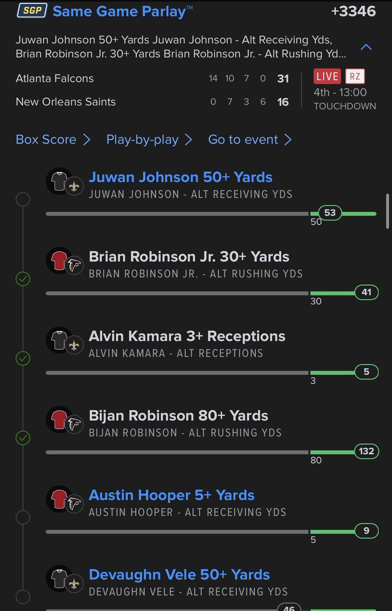Dutch4public's tweet photo. VIP CASHES BIG TONIGHT LETS GO‼️
+3346 🔥💰

Need Daily winning Picks? Link In My Bio

✅ Juwan Johnson
✅ Brian Robinson
✅ Alvin Kamara
✅ Bijan Robinson
✅ Austin Hooper
✅ Devaughn Vele

#NBA #MLB #PrizePicks #fanduel #NFL #Draftkings #GamblingX @Playbook https://t.co/zagC7cxcMy
