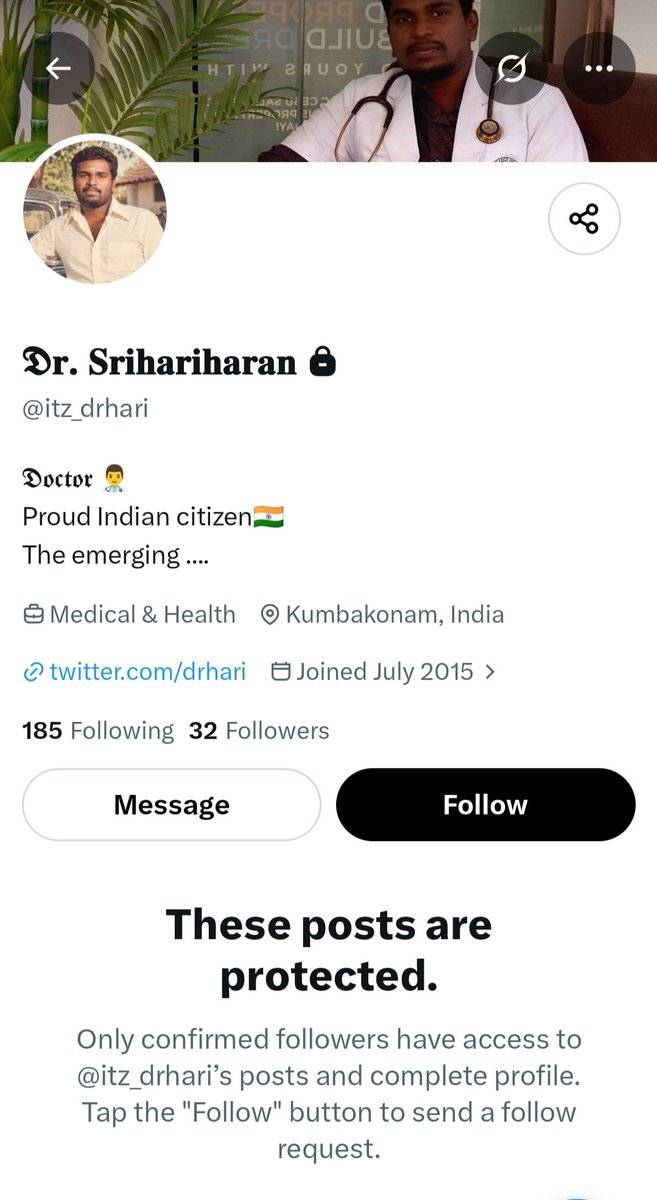 JaiYutham's tweet photo. @itz_drhari Another Rajini fan pottai who argued with me for multiple days and abused my family, then reported my comment because he got scared and couldn’t talk back to me anymore😂

Now he’s restricting his account😂

Then why da pottaiya, didn’t you block me on the first day? https://t.co/UJeL2Utxtk