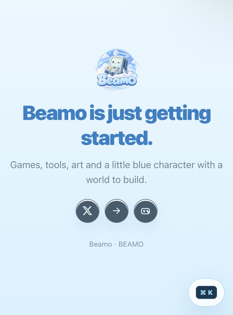 BeamoAi's tweet photo. Beamo is just getting started. https://t.co/6jQFqQUrup