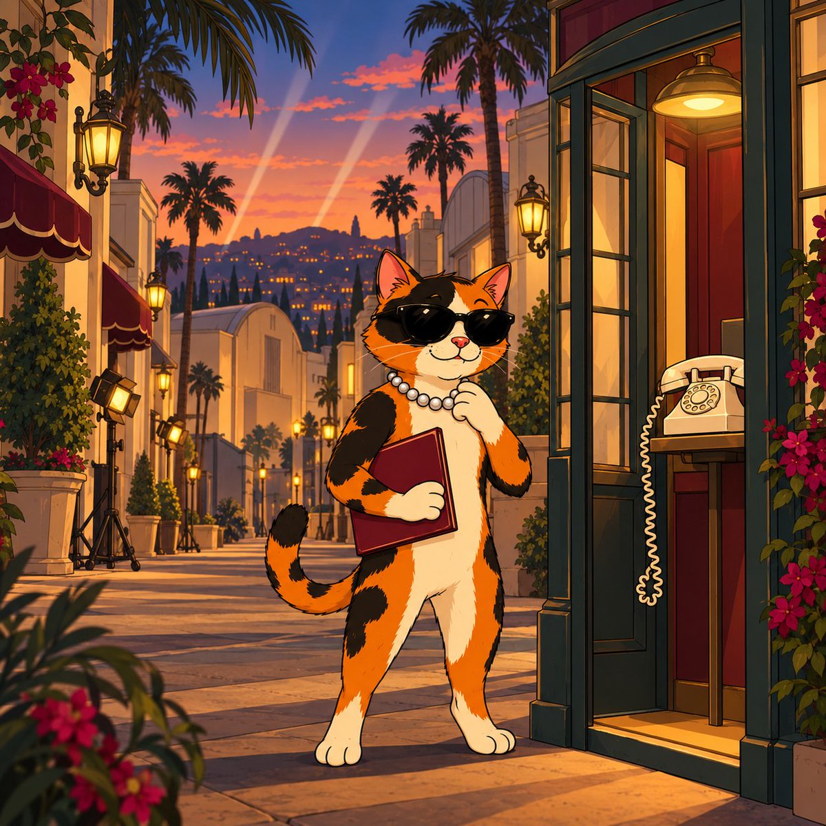 airamcita's tweet photo. 🎬 CHLOE: “My first Hollywood audition is over. Now I simply wait calmly for the phone to ring. I’ve been calm for almost eleven seconds.” 😼📞✨
#ChloeInHollywood #MyFirstHollywoodAudition #Chloe #Hollywood #HollywoodActress #ActorLife #AuditionLife #HollywoodLife #CastingCall https://t.co/4H4AAPL9nj