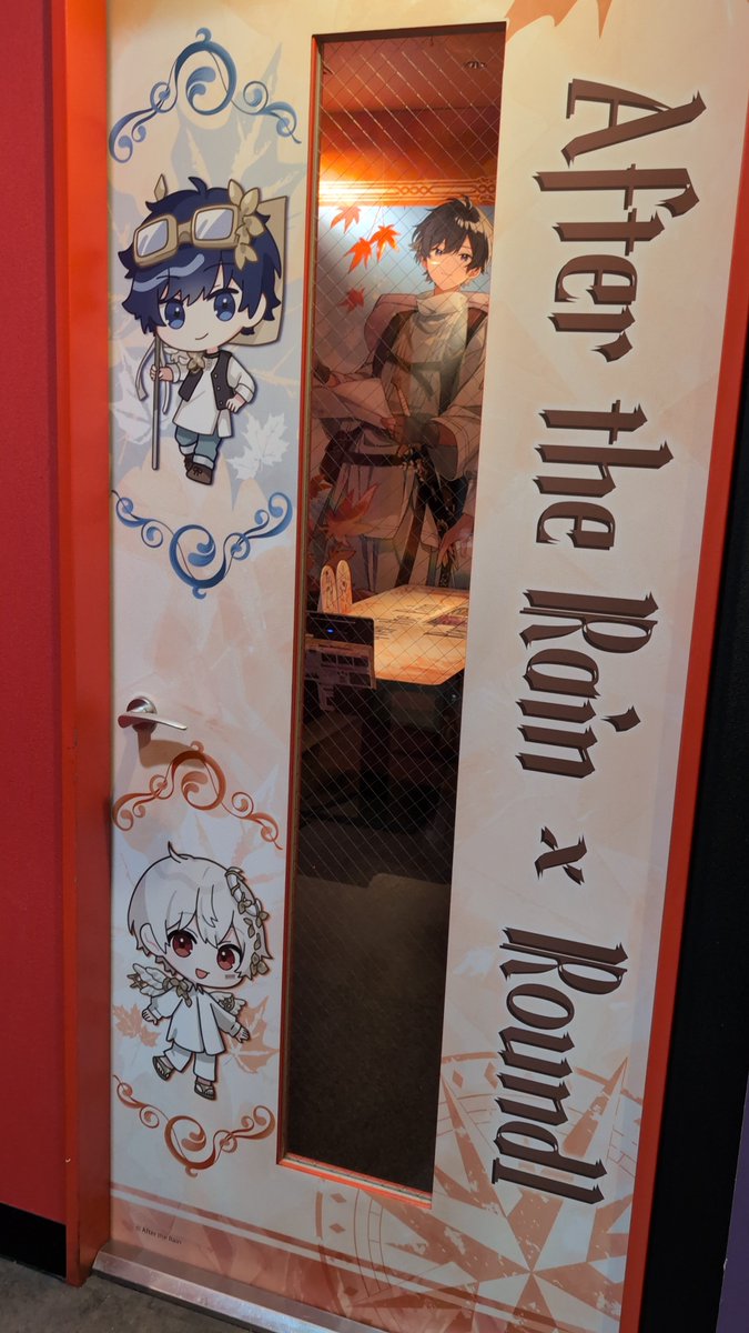 Xp1Nu's tweet photo. 千日前行ってきたお！！キーホルダー入れまでAtRだった！定員さんに頼んでテーブルに置いてもらった！！ https://t.co/MkvsAt7pY3