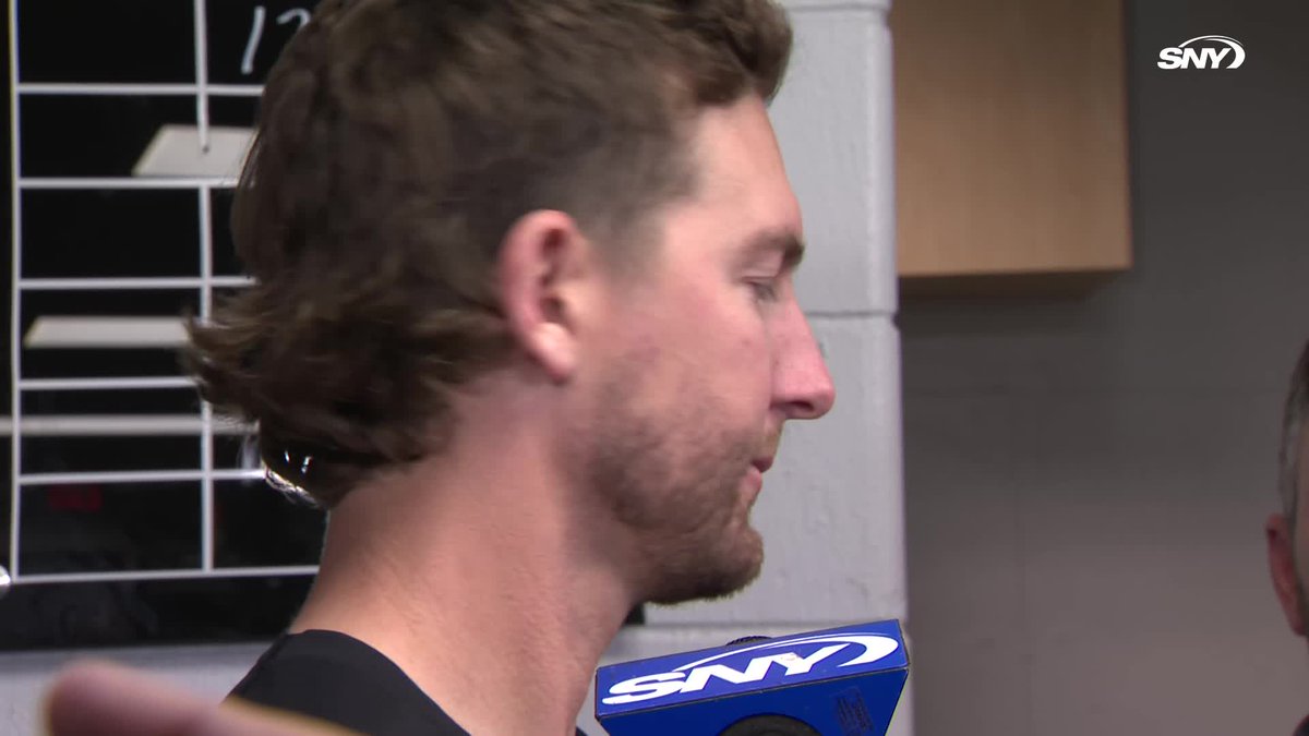 Yankees player Ryan McMahon is interviewed by SNY, commenting on the team's 0-2 deficit as they head back to Yankee Stadium for the ALDS.