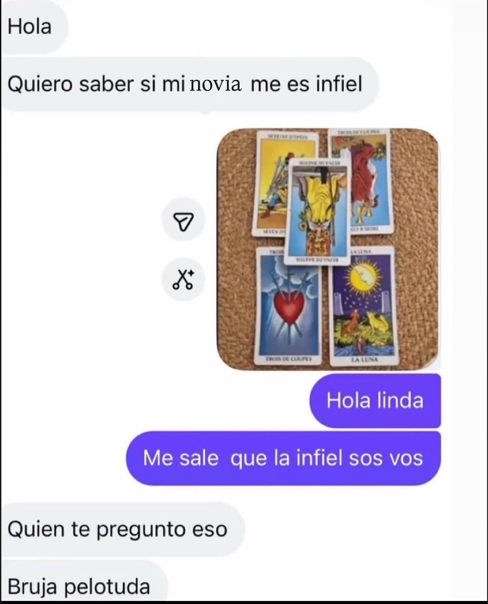 contandotortas's tweet photo. Bruja pelotuda https://t.co/3SEWSI3ovJ