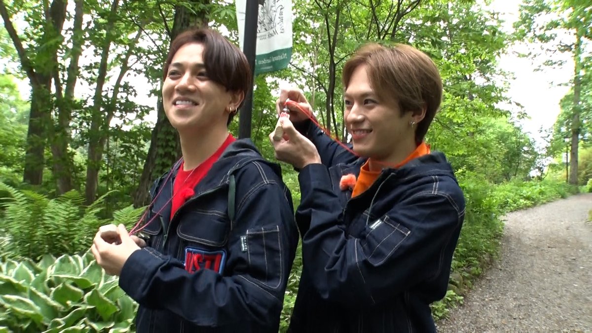 asahi_tv's tweet photo. ／
🐯今週の場面写真もお届けします❤️🧡
＼

🏮#TravisJapan ノJUST！シン日本遺産
#ちゃかまちゅ #宮近海斗 #松倉海斗
#トラジャス #シン日本遺産 https://t.co/TEWo6qlWPN