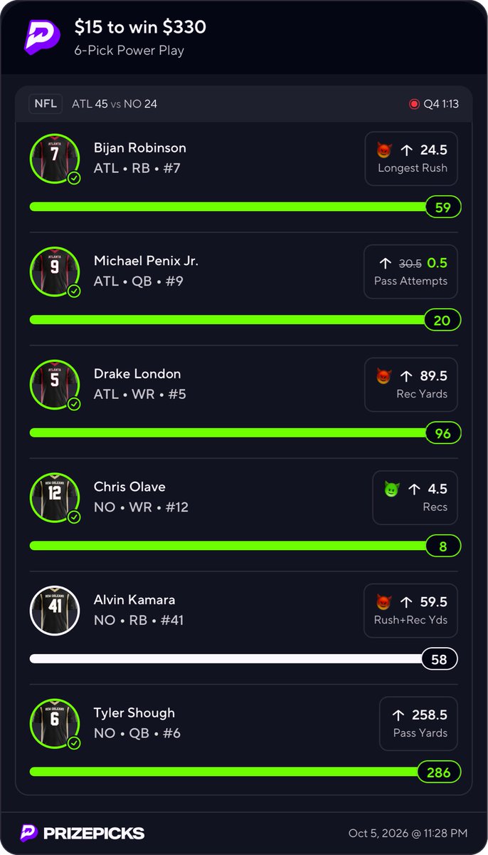 Coast2CoastGoat's tweet photo. @btidy216 And they got me out 2 yards shit ridiculous payout would’ve been higher if I took him for 2 touchdowns https://t.co/mqa6a8buJU