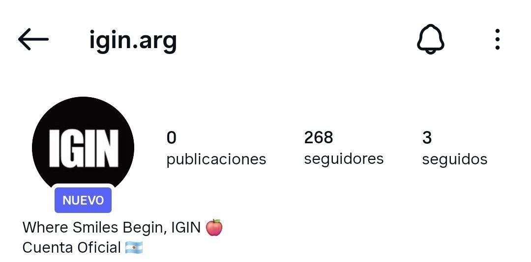 SeokjinMexico's tweet photo. ¡Se ha encontrado una nueva cuenta de IGIN Argentina 🇦🇷! La cuenta es seguida por la cuenta oficial de IGIN

¿Será que pronto estará entrando IGIN a Argentina? 👀 ¡No olvides seguir la cuenta!

(https://t.co/I9RqvKws9A)

#JinxIGIN #IGINbyJin @igin_sns https://t.co/Y2JbuYFy3G