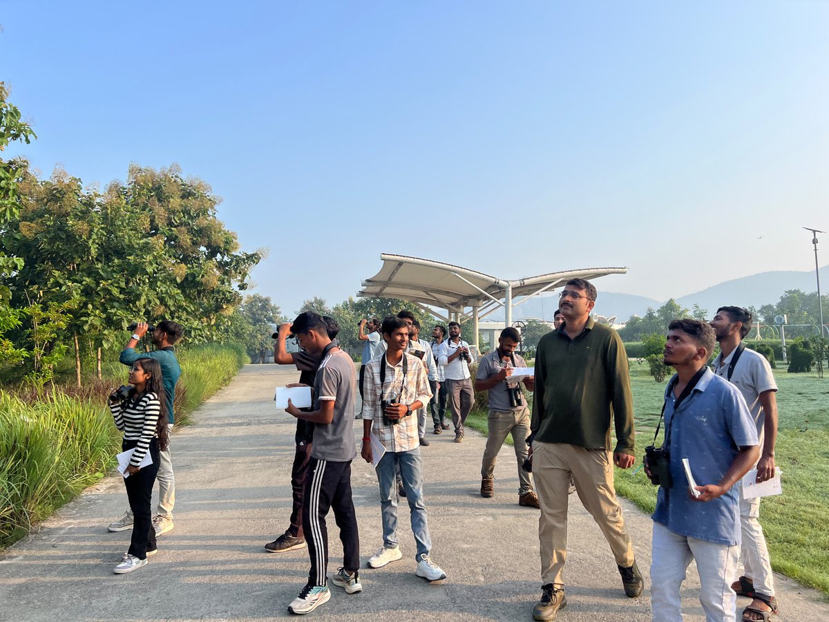 mnctindia's tweet photo. Wildlife Week 2026 
Bird and Butterfly Walk at Rajgir Zoo Safari
04 October 2026

On the occasion of Wildlife Week 2026, Rajgir Zoo Safari and Magadh Nature Conservation Trust (MNCT) jointly organised a butterfly and Bird Walk along the forest track of Rajgir Zoo Safari. https://t.co/0zW2iHbXRr