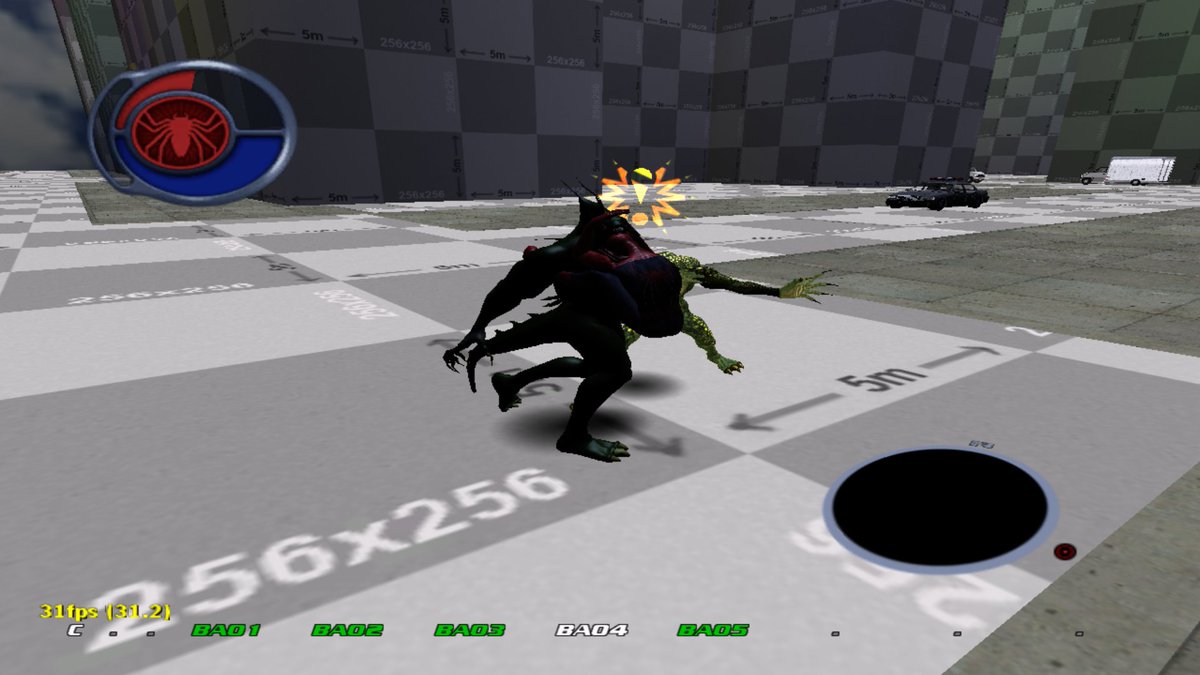 NebuLynxe's tweet photo. I got my paws on a Spider-Man 3 prototype for the Xbox 360, dated 3/2/2006, will dump online soon. Take these screenshots. This whole build is VERY different. https://t.co/AHCo210dE3