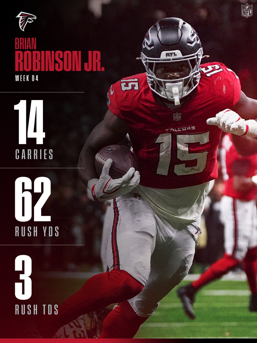 NFL's tweet photo. A good night to B. Robinson 😅 https://t.co/DTzh71XVhq