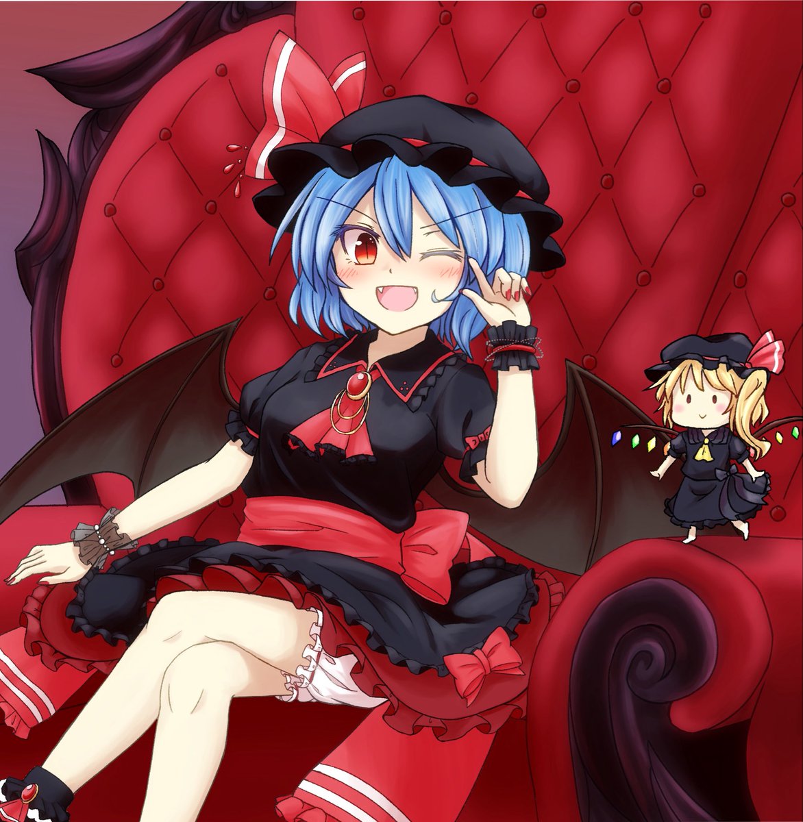 kazamitan's tweet photo. 【skeb/再掲】ロスワのレミリアちゃん
結構可愛く描けたからみんな見て https://t.co/GG9j007sCO