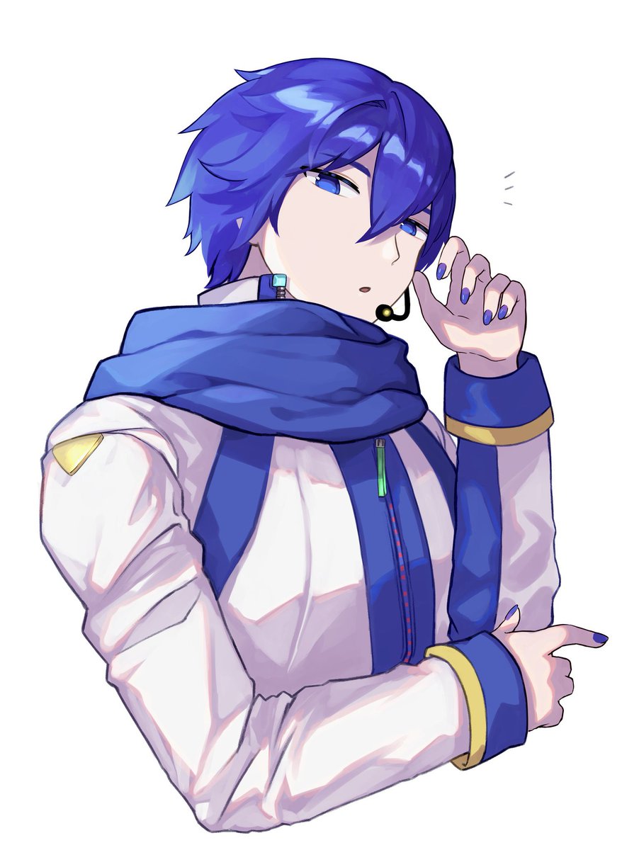 moon_ganbar's tweet photo. 私はTLを青くするから（再掲）
#KAITO #VocaloidFanart https://t.co/EhfCoi9kMl