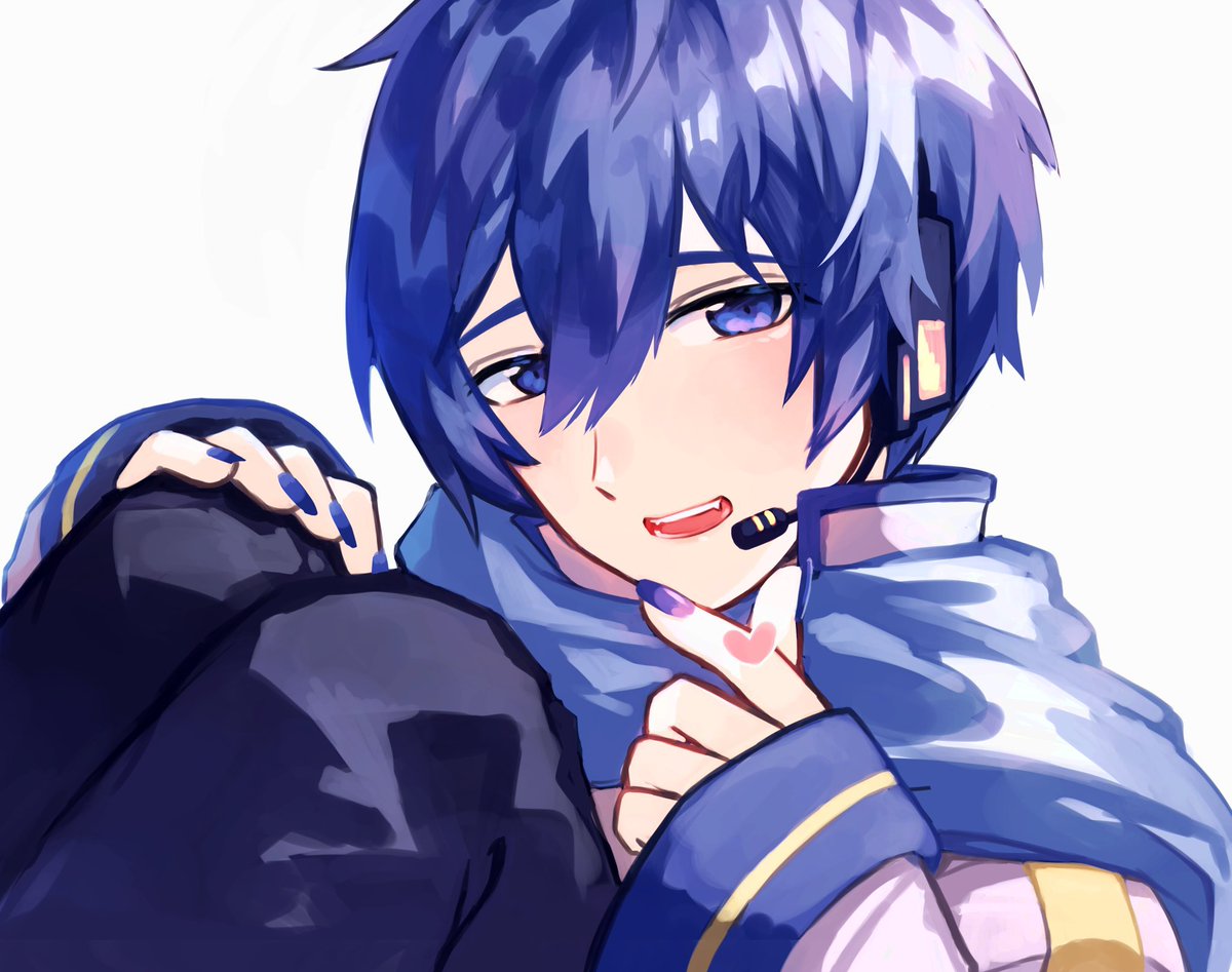 moon_ganbar's tweet photo. 私はTLを青くするから（再掲）
#KAITO #VocaloidFanart https://t.co/EhfCoi9kMl