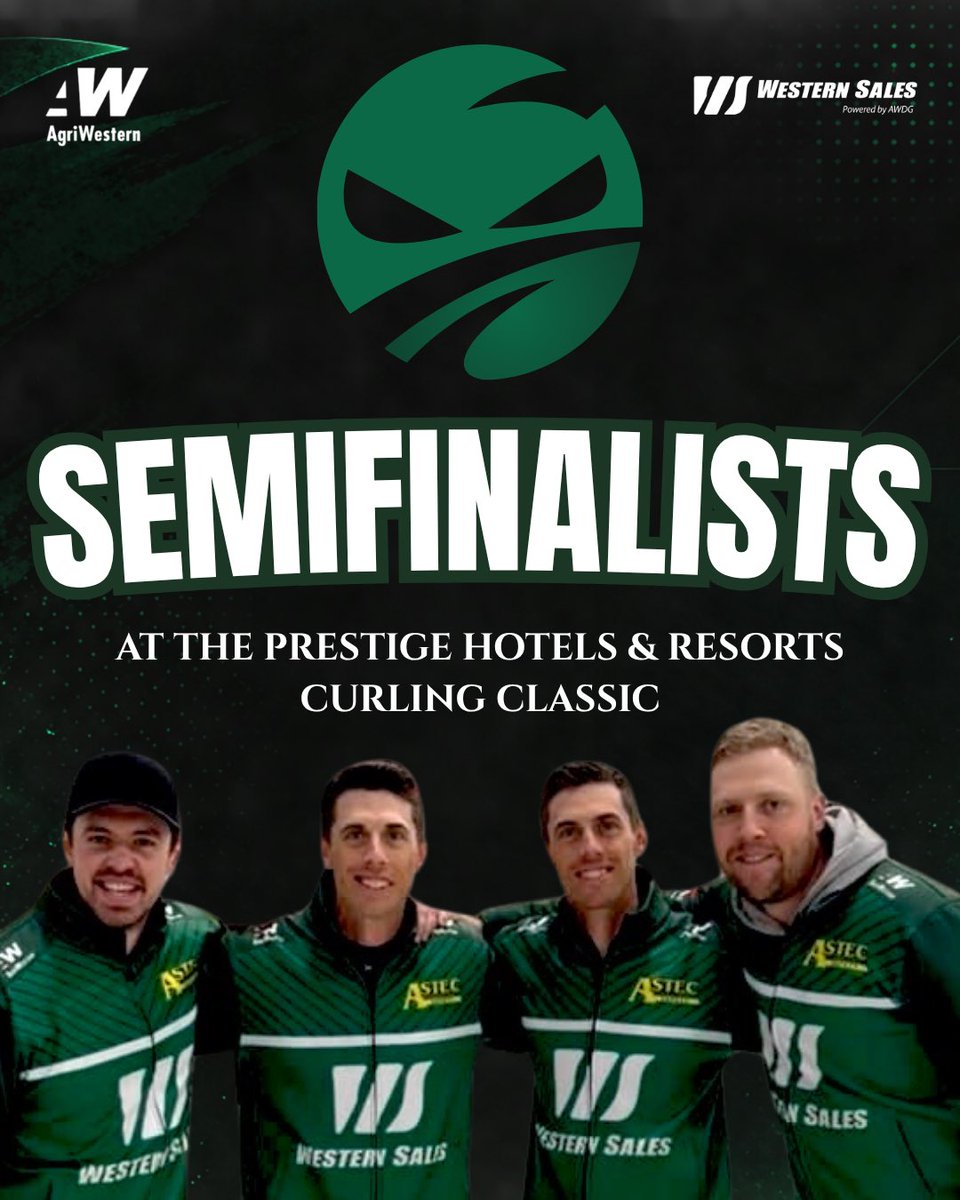 _greenmachines's tweet photo. Semifinalists in Vernon! 💪

A great weekend at the Prestige Hotels &amp; Resorts Curling Classic, and we’re proud of the fight we showed every game.

Huge thanks to the Vernon committee, ice makers, volunteers and everyone who made this event such a great one. We appreciate you! https://t.co/aGOWyCfAYU