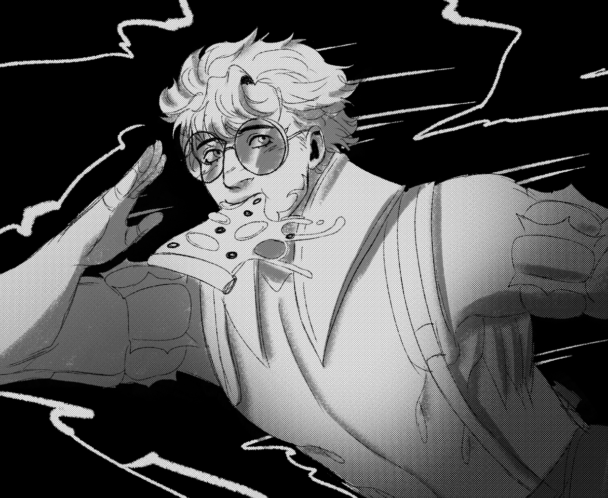 IronicOrange's tweet photo. #Tennotober2026 Day 5- Eat &amp; Run with Amir
#warframefanart #tennocreate https://t.co/snivVdNKfL