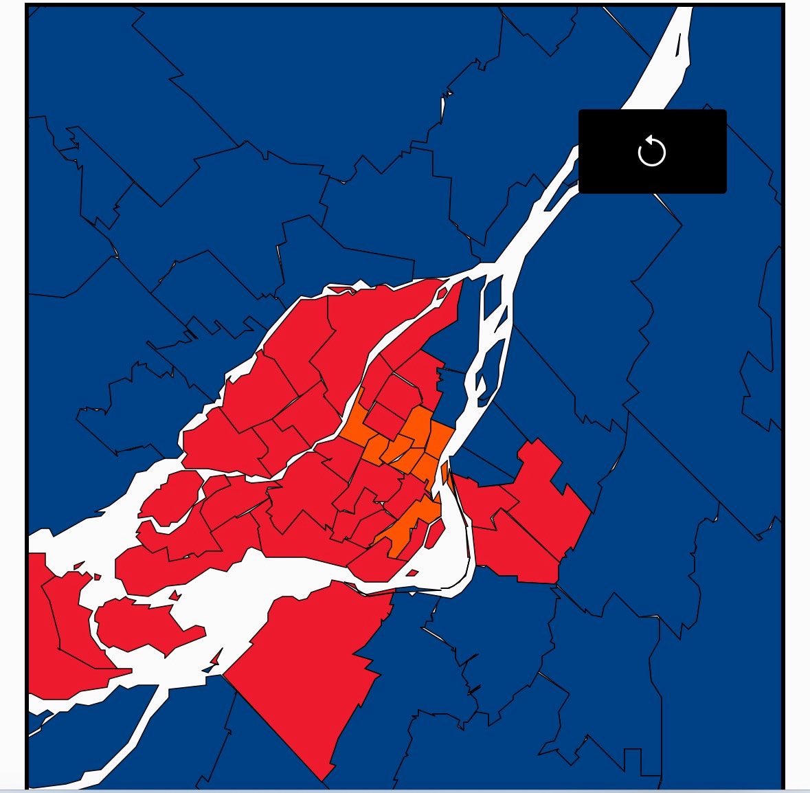 Freudi13's tweet photo. C’est Montréal contre le reste du Québec😭 https://t.co/DzwimU9Owm