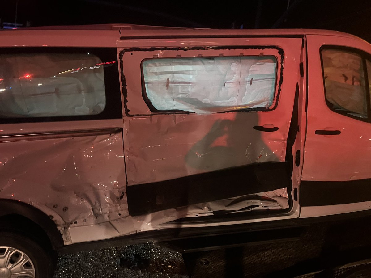 timotheeology's tweet photo. So, right after getting out of the hospital with my 5-month old, I was driving to CVS to get her medicine tonight and my 7 year old and I got t-boned and skidded sideways across the intersection (we are both okay, thank you Jesus) https://t.co/l3wSk5OuVx