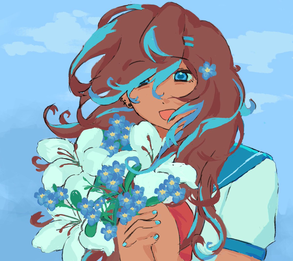 bennyzskullz's tweet photo. forget me not 💙 https://t.co/5azn5bF5bh