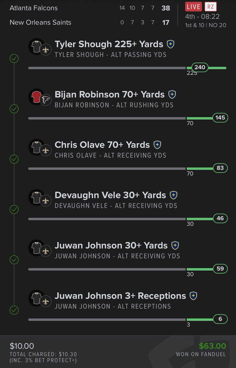 El_Lynch20's tweet photo. Cash it 🤑✅ #Gambling𝕏 #NFL @FanDuelSports https://t.co/VbG75Mt9zK