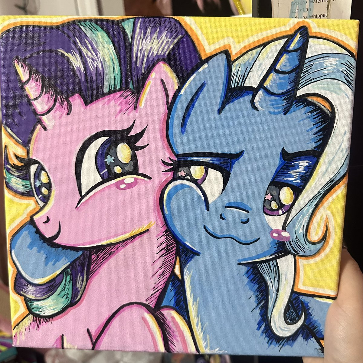 PonyvilleMuseum's tweet photo. starlight and trixie wip :3 
#starlightglimmer #trixielulamoon #mylittlepony https://t.co/5qVhla4DRN