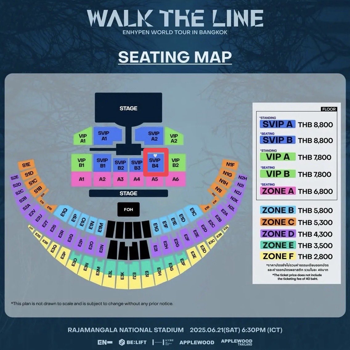 kanlayakon29's tweet photo. เห็นทุกคนเครียดว่า vip หลังๆจะมองเห็นมั้ย 
เราเลยอยากมารีวิวคอนครั้งก่อนๆให้ดูฮะ 

- คอน WTL VIP แถว 5 (สเตทรองฝั่งขวา)
- คอนอันยองครั้งที่แล้ว VIP (หลุมซ้าย)
ยืนติดรั้ว “หลังสุด” เพราะไม่อยากเบียด🥹

ถ่ายโดย IPhone 16 Pro
รีวิวใต้โพสต์ 📍

#안녕_BANGKOK #ANNYEONG_BANGKOK https://t.co/RyujnWvw7A