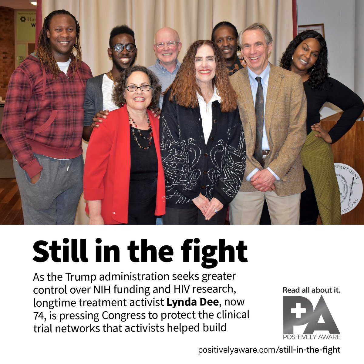 PosAware's tweet photo. “I’m from the ‘Never Surrender’ School.”
In a candid Q&amp;A with @TimMurphyNYC for @PosAware, Lynda Dee talks about today’s threats to @NIH funding, the future of #HIV clinical trial networks and the personal losses that sparked nearly 4 decades of activism.
https://t.co/0h3DqNArmg https://t.co/XtAgwr2Plz