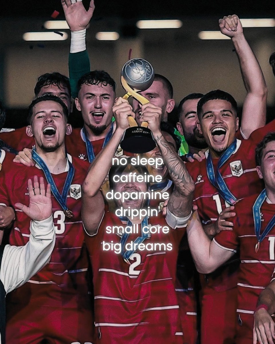 Sunlight_206's tweet photo. Indonesia juara🏆🇮🇩

no sleep
caffeine
dopamine
drippin'
small core
big dreams https://t.co/nIqEQA3S0H